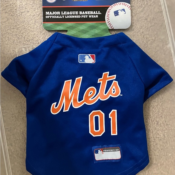 New York Mets #01 MLB Dog Pet Blue Jersey - Picture 1 of 9